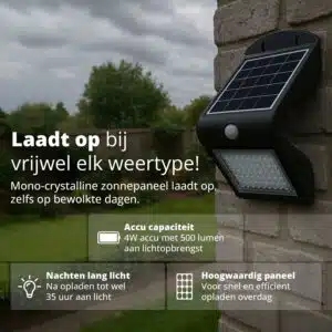 FlinQ Solar Wandlamp Atalanta - Afbeelding 4