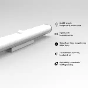 FlinQ Adjustable LED Motion Sensor Light 2-pack - Afbeelding 3