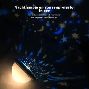 FlinQ Draadloze Sterrenprojector 2-in-1 Nachtlamp - Afbeelding 5
