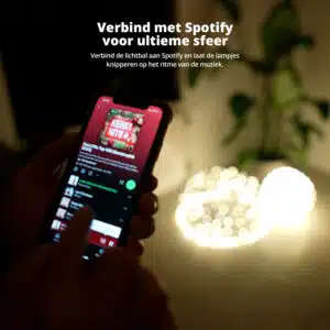 FlinQ Slimme Lichtbol Kerstverlichting - Afbeelding 5