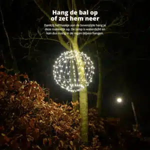 FlinQ Slimme Lichtbol Kerstverlichting - Afbeelding 6