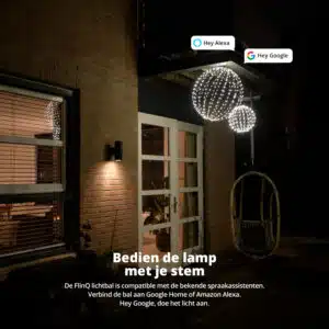 FlinQ Slimme Lichtbol Kerstverlichting - Afbeelding 8