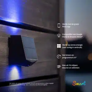 FlinQ Slimme Solar Wandlamp Orion - Afbeelding 3