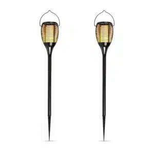 FlinQ Solar Tuinfakkel - 2-pack - Afbeelding 1