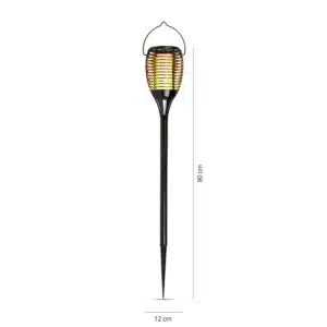 FlinQ Solar Tuinfakkel - 2-pack - Afbeelding 9