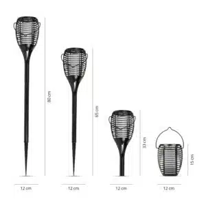 FlinQ Solar Tuinfakkel - 2-pack - Afbeelding 10