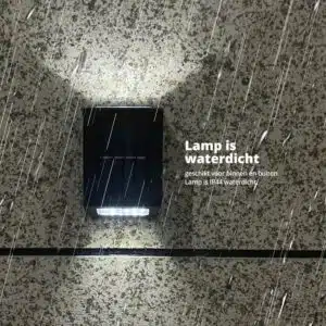 FlinQ Solar Wandlamp Atlas 2-pack - Afbeelding 4