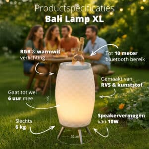 FlinQ Speaker Lamp Bali - Afbeelding 4