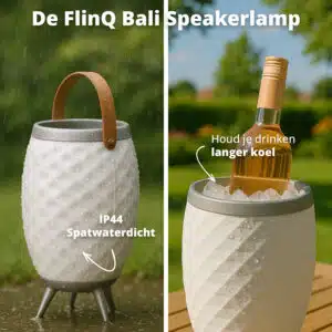FlinQ Draadloze Speakerlamp en Wijnkoeler - Afbeelding 6