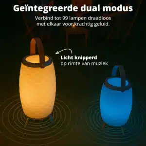 FlinQ Draadloze Speakerlamp en Wijnkoeler - Afbeelding 7