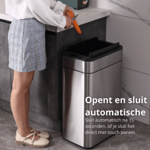 FlinQ Sensor Prullenbak Swing 60L - Afbeelding 3