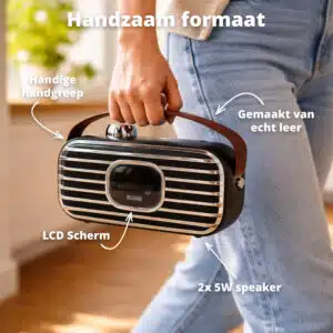 FlinQ DAB+ Radio Draadloze Speaker - Afbeelding 3