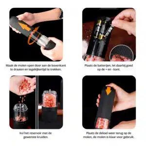 FlinQ Elektrische Peper- en Zoutmolen - Afbeelding 10