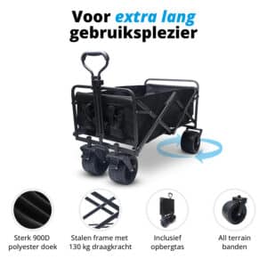 FlinQ Foldable Wagon 130 KG - Image 5