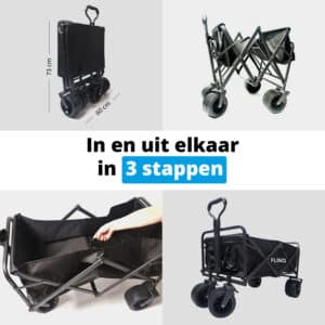 FlinQ Foldable Wagon 130 KG - Image 7