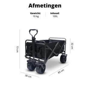 FlinQ Foldable Wagon 130 KG - Image 8