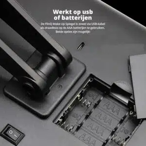 FlinQ 4-in-1 Make-up Spiegel met verlichting - Afbeelding 6