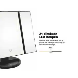 FlinQ 4-in-1 Make-up Spiegel met verlichting - Afbeelding 7