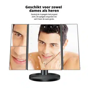 FlinQ 4-in-1 Make-up Spiegel met verlichting - Afbeelding 9
