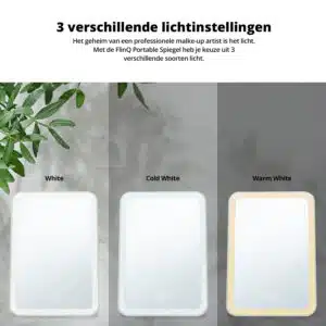 FlinQ Make up Spiegel met Verlichting - Afbeelding 6