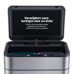 FlinQ Pure Sensor Prullenbak 60L - Afbeelding 4