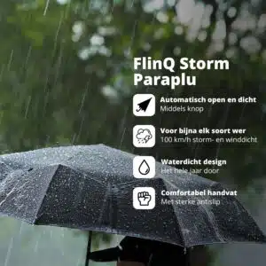 FlinQ Stormparaplu - Afbeelding 2