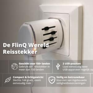 FlinQ Wereld Reisstekker - Afbeelding 3
