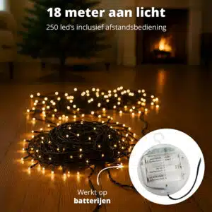 FlinQ 250 LED Kleurswitch Lichtketting - Afbeelding 2