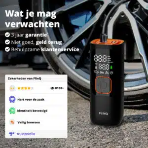 FlinQ Draagbare Luchtcompressor Premium - Afbeelding 10
