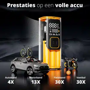 FlinQ Draagbare Luchtcompressor Premium - Afbeelding 6