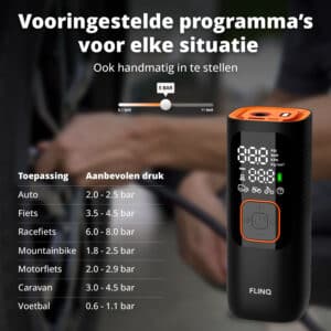 FlinQ Wireless Air Compressor Premium - Afbeelding 10