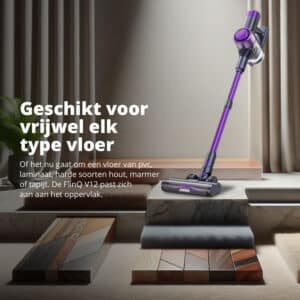 FlinQ V12 PRO Cordless Stick Vacuum - Image 9
