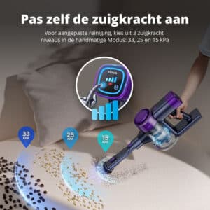 FlinQ V12 PRO Cordless Stick Vacuum - Image 3