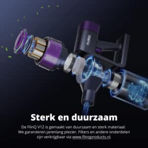 FlinQ V12 PRO Cordless Stick Vacuum - Image 6