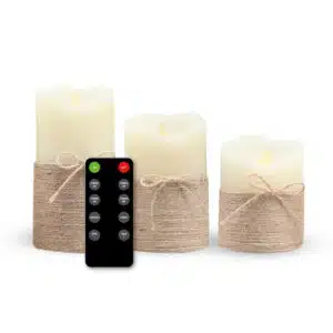 FlinQ LED Moving Flame Candles - Rope - Image 1