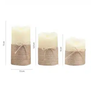 FlinQ LED Moving Flame Candles - Rope - Image 2