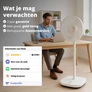 Tweedekans FlinQ Smart Indoor Breeze Fan - Afbeelding 8