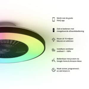 FlinQ Smart Indoor Light Ceiling Fan - Afbeelding 3