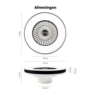 FlinQ Smart Indoor Light Ceiling Fan - Afbeelding 9
