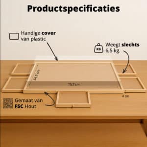 FlinQ Houten Puzzelplaat - Afbeelding 10
