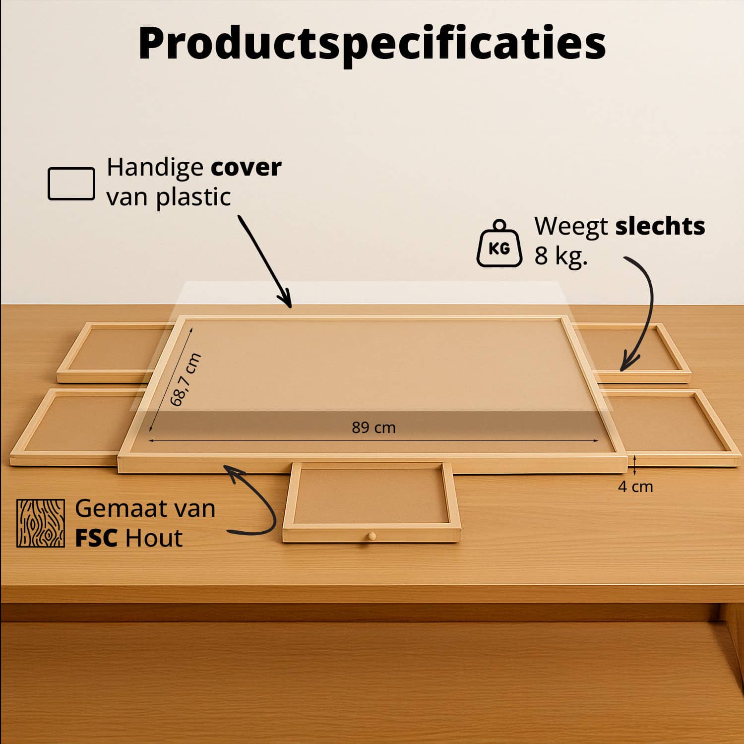 Houten Puzzeltafel Premium Aanbieding
