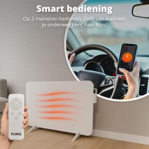 FlinQ Smart Indoor Infrared Heater - Afbeelding 7