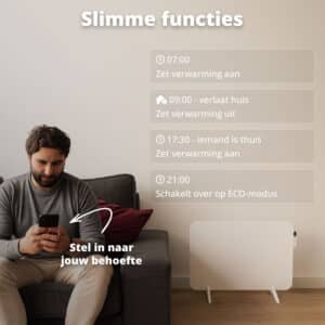 FlinQ Smart Indoor Infrared Heater - Afbeelding 4