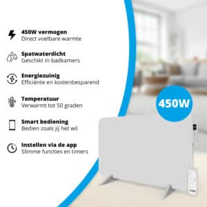 FlinQ Smart Indoor Infrared Heater - Afbeelding 2
