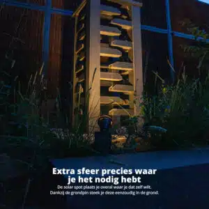 FlinQ Slimme Solar Grondspot - Afbeelding 3