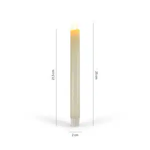 FlinQ LED Dinerkaarsen 6-pack - Afbeelding 2