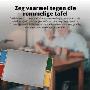 FlinQ Verstelbare Puzzelbord met Sorteersysteem - 1500 stukjes - Afbeelding 6