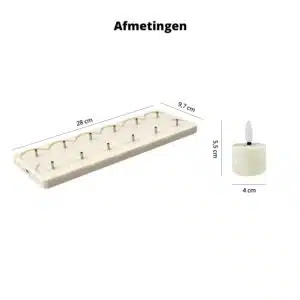 FlinQ Rechargeable Tea Lights - Afbeelding 7