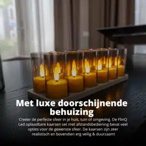 FlinQ Rechargeable Tea Lights - Afbeelding 4