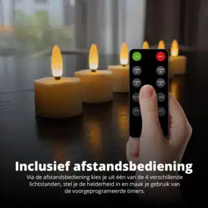 FlinQ Rechargeable Tea Lights - Afbeelding 5